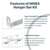 MHB4 Ventilation Fans Hanger Bar Kit for Broan-NuTone Invent Series