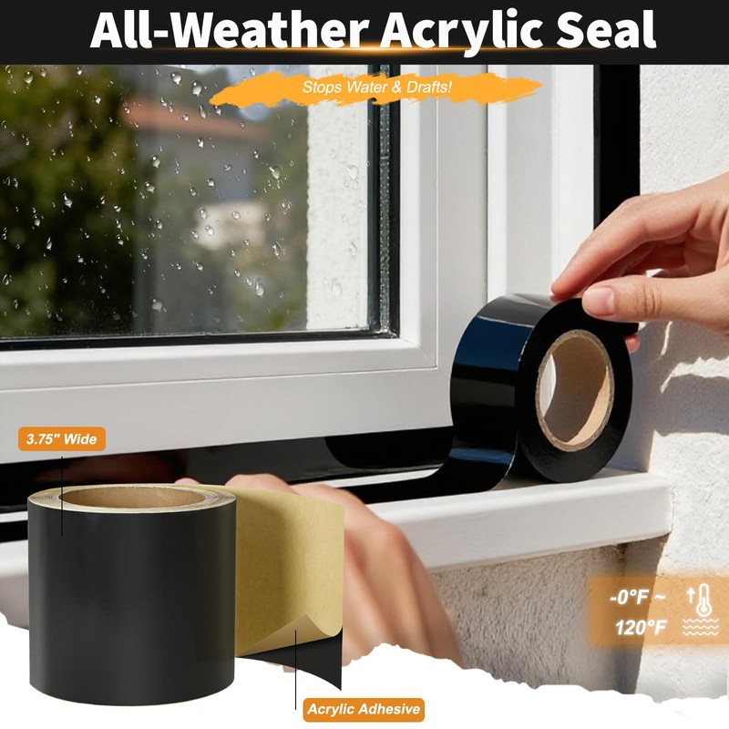 JKLESA Flashing Tape for Windows and Doors, 3.75 in x