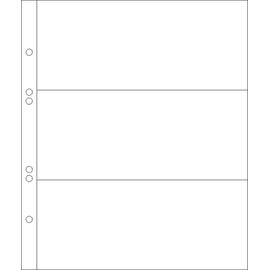 50 Prophila banknote envelopes, 3-Part, for 3 banknotes Each up to Approx. 180 x 80 mm