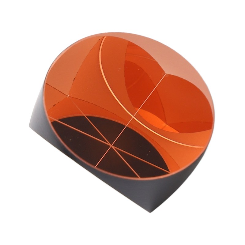 Corner Prism Cube Copper Coated Plated Trihedral Retroreflector Optical Glass