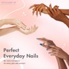 Matt Nude Press On Nails Medium Long Square KXAMELIE Pure