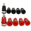 E-outstanding 10PCS 4mm Banana Speaker Jack Female Panel Mount Socket