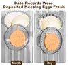 mihealpet mihealpet 3 Tiers Egg Holder for Fridge, New Automatic