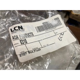 LCN 8310-868F, 4-1/2" Round, Black Jamb Flush Mount Box, New