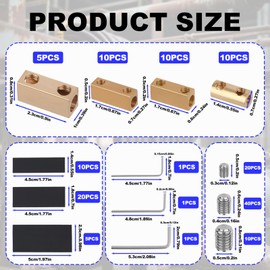 35pcs Quick AWG Wire Connectors Kit, 2 4 6 8 10 12 Gauge Wire Crimp Connectors Quick Wiring Electrical Connection Terminal Battery Electric Cable Splice Kit for Home Appliances Power Industry