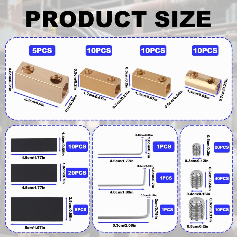 35pcs Quick AWG Wire Connectors Kit, 2 4 6 8