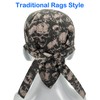 Cotton Doo Rags Skull Beanie Hat Bandana Motorcycle Dew Rag