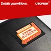 UTOPISH Show-Bill Binder with Sleeves - 2-Pack of Large 4”