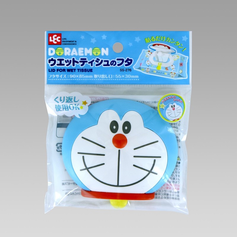 LEC Doraemon SS-276 Eco Lid, Reusable Wipes Lid, 1 Piece