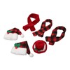 Christmas Wine Bottle Knit Hat Scarf Set Small Nylon Cotton