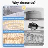 YPQXYHDA Dimmable Square Crystal Chandelier LED Mini Ceiling Light with