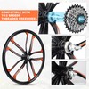 MEGHNA Bike Wheelset 10 Spokes Lightweight Aluminium 24 inch Integrated