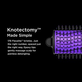 INFINITIPRO BY CONAIR The Knot Dr. All-in-One Oval Dryer Brush, Hair Dryer & Volumizer, Hot Air Brush