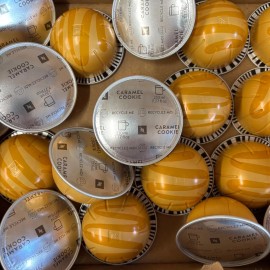 Nespresso Vertuo Line,  Caramel Cookie Coffee 100 PODS BULK/LOOSE 7.77 fl oz
