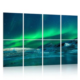 Acoustic Panels Soundproof Wall Panels: Sound Absorbing Wall Art Sound Proofing Panels for Walls, 8 Pack 12x16" Recording Studio Acoustical Treatments