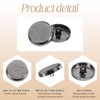 HARFINGTON 10pcs Metal Round Flat Buttons 18mm Zinc Alloy Shank