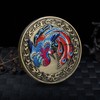 Chinese Holy Loong and Phoenix Good Luck Coin for Lottery