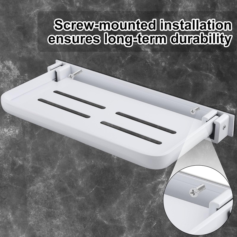 PEUTIER RV Shelf, RV Aluminum Foldable Shelf 90 Degree Foldable