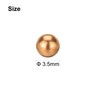 Sourcing Map 100 Pcs Precision Solid Copper Bearing Balls 3.5mm