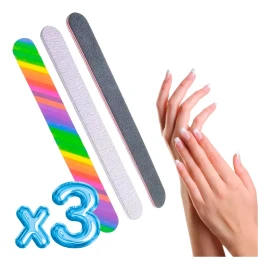 Universo en Linea Herramientas Uñas De Limas Pedicura Arte Manicura 3pz