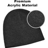 Rosoz Reversible Unisex Knitted Winter Beanie Skull Cuffed Warm Soft