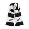 Old School Football New Zealand Retro Traditional Rugby Scarf Embroidered