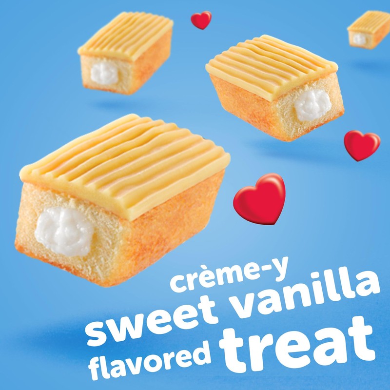 Hostess Zingers, Iced Vanilla, 10 Count (Pack of 6)