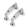 CABDM 10 Pack 3 Inch Hole Center Polished Chrome Cabinet
