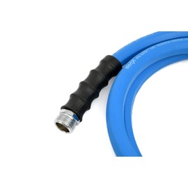 AG-LITE BSAL5806 5/8" x 06' Hot/Cold Water Rubber Garden Hose, 100% Rubber, Ultra-Light, Super Strong, 500 PSI, 50F to 190F Degrees, High Strength Polyester Braided