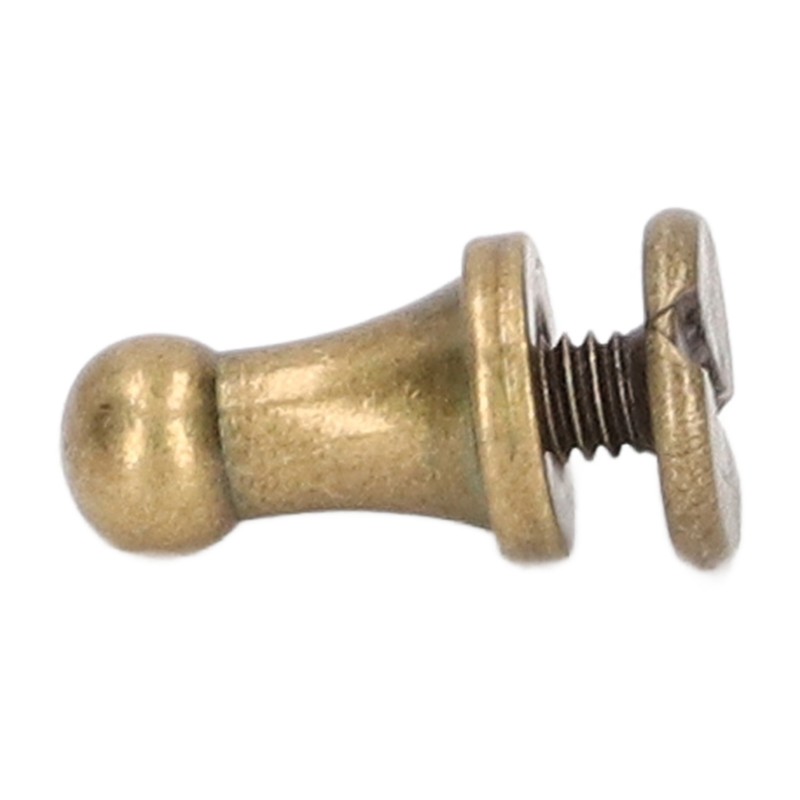 200 Sets Chicago Screws 6x4mm Pure Copper Strong Round Head