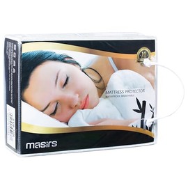 Masirs Waterproof Mattress Protector - Thick and Soft Quilted Fabric Will Give You a Comfortable, Quiet and Cool Night Sleep, Quality Fabric That is Durable and Machine Wash Really Well (Queen Size)