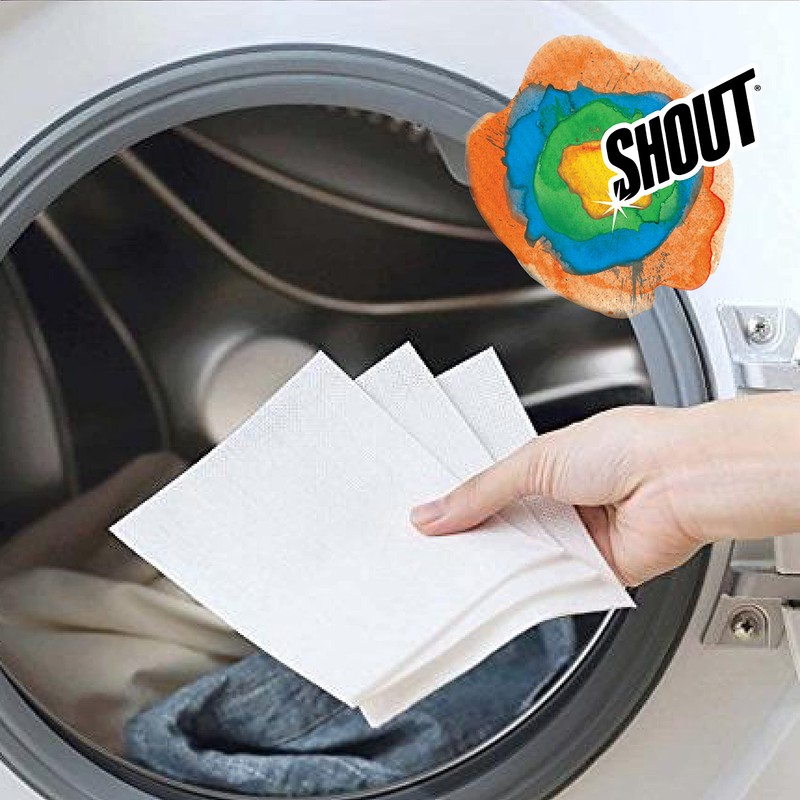 Shout Color Catchers for Laundry, Allow Mixed Washes, Prevents Color