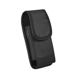 Houfut Stun Gun Case Stun Gun Holster Nylon Belt Storage Pouch Lightweight Protective Case Cover for Stun Gun（It's just a Protective Cover） (Large)