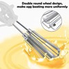 Handheld Egg Blender, Egg Beater, Stainless Steel Whisk, Handheld Eggbeater,