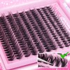 Yawamica Wispy Lash Clusters Natural Eyelash Extension 10-14mm Fluffy Eyelash