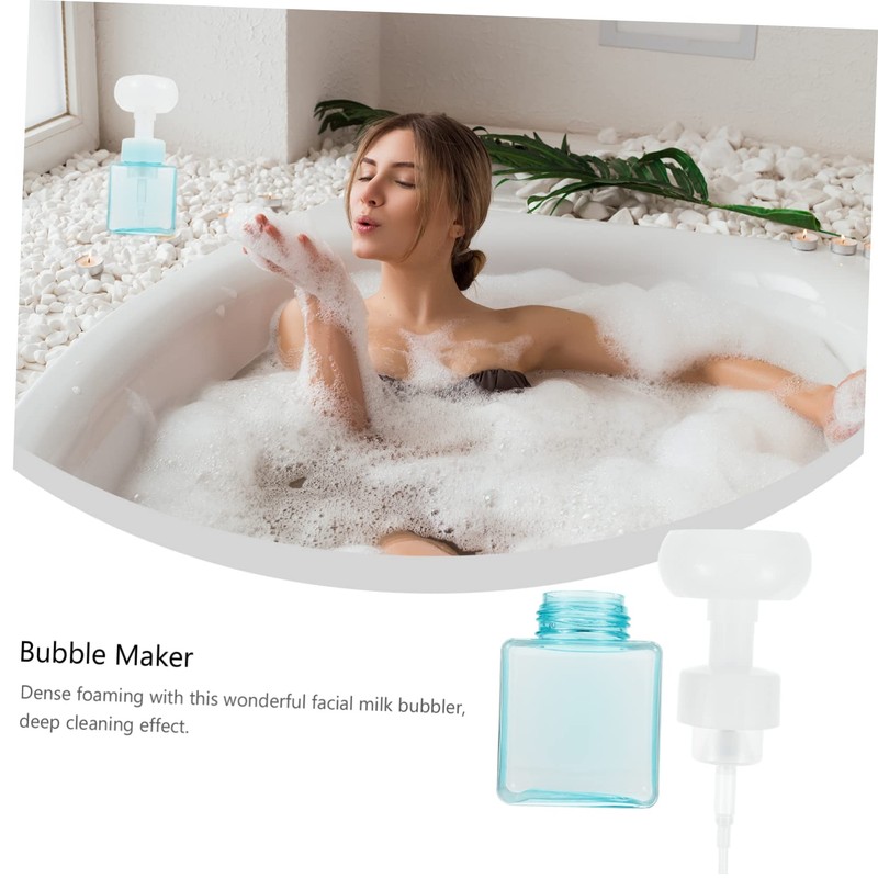 Ipetboom Flower Foaming Dispenser Bottle Refillable Empty Soap Container for