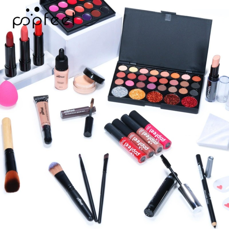 POPFEEL Professional Makeup Set, 27 Piece Set, Full Beauty Makeup,