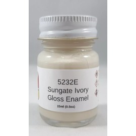 MCW Finishes 5232E Ford Sungate Ivory Enamel Model Paint for Auto