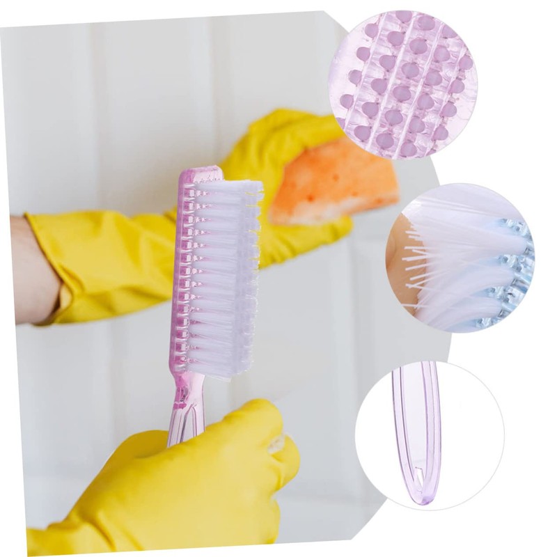 IWOWHERO 15pcs Nail Fingernail Cleaning Tools Brushes Professional Home Nail