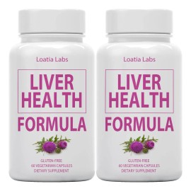 Loatia Labs Salud Del Hígado Limpieza Desintoxicación 2 Pack