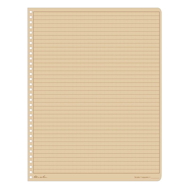 Rite in the Rain Weatherproof Side Spiral Notebook, 8.5" x
