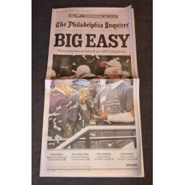 Philadelphia Eagles Super Bowl LIX Champion Inquirer Newspaper 2025 Big Easy