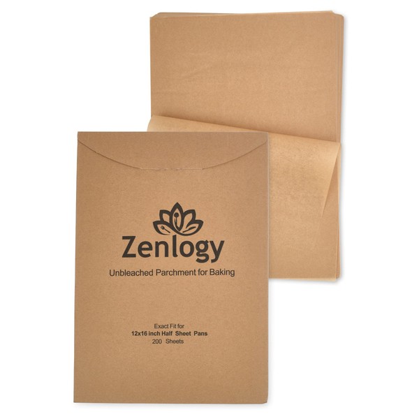 Zenlogy Zenlogy Parchment Paper Sheets 12x16 (200 sheets) for Baking