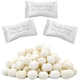 The Dreidel Company Wedding Buttermints, Mint Candies, After Dinner Mints, Butter Mint Candy, Fat-Free, Individually Wrapped (110 Pieces)