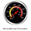 Hiorucet BBQ Grill Thermometer Temperature Gauge Smoker Thermometer Charcoal Grill