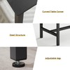 Rovibek 43" Dining Table Benches Set for 4, Modern Space
