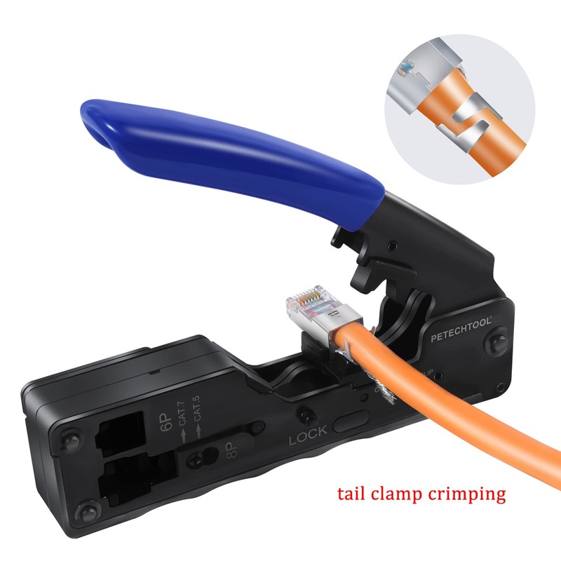 RJ45 Crimping Tool Network Crimping Tool for RJ45 Connector Cat7