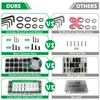 860PCS Metric Screw Assortment Kit, M2 M3 M4 M5 Machine