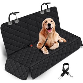 vantisan Cubierta de Asiento de Coche para Perros, Funda para Asiento de Coche para Perros, Impermeable, Resistente a los Arañazos y Antideslizante, para Coches, Camionetas y SUVs