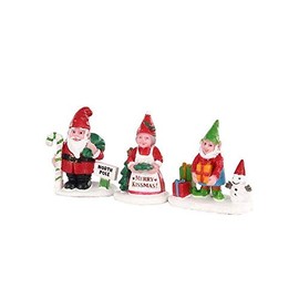 Lemax Village Collection Christmas Garden Gnomes, Set of 3#02941